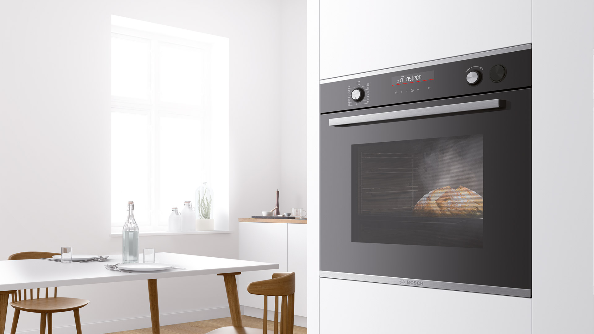 A secret ingredient for your recipes? The Bosch Series 6 ovens with steam impulses