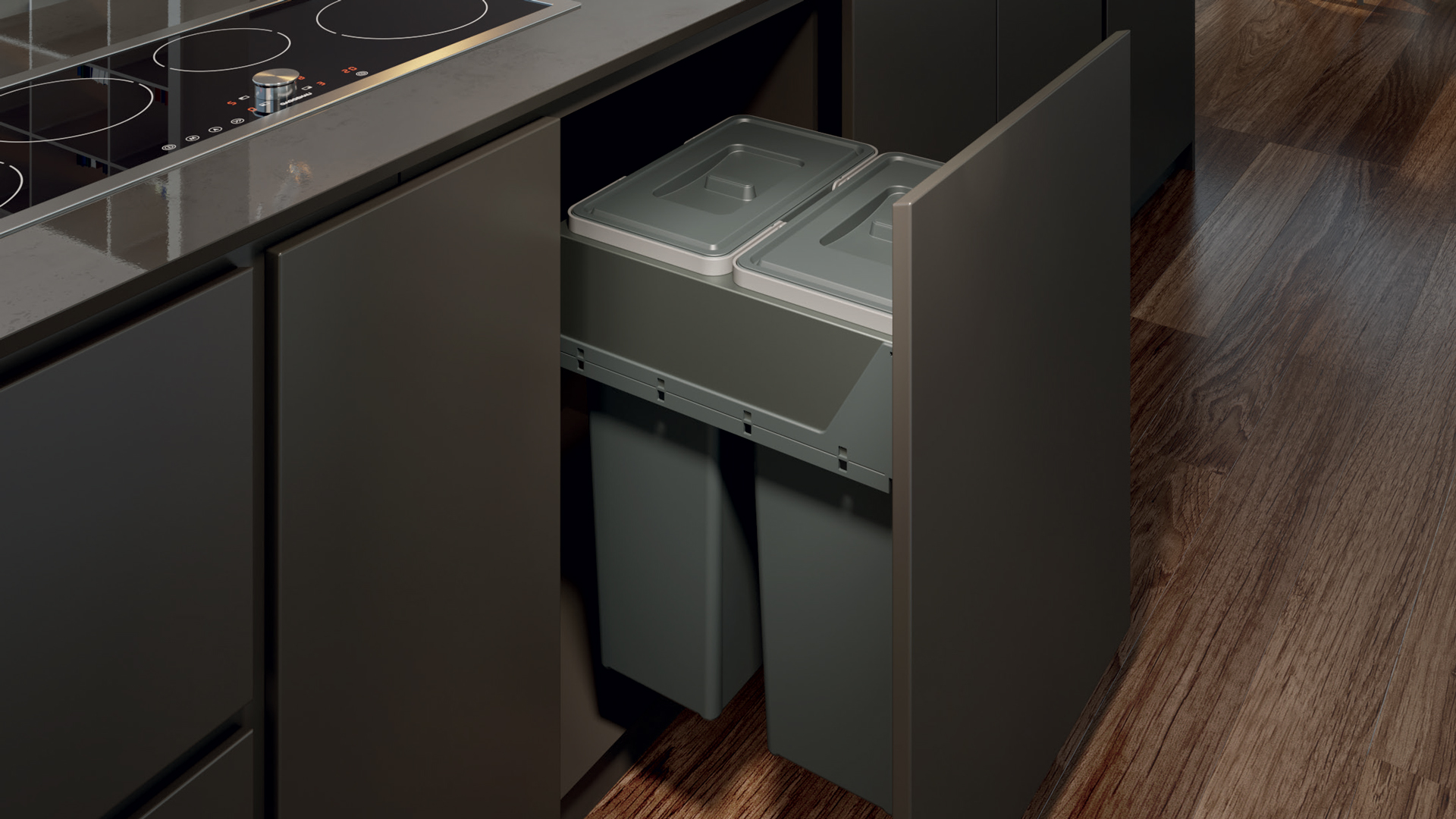 Order and hygiene in the kitchen with the new waste bins