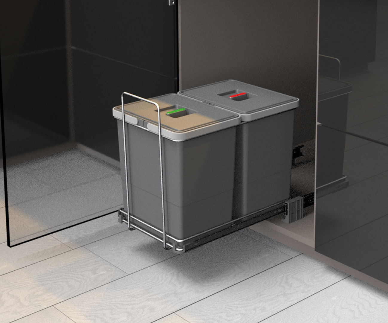 Order and hygiene in the kitchen with the new waste bins - Blog - Cucine  LUBE